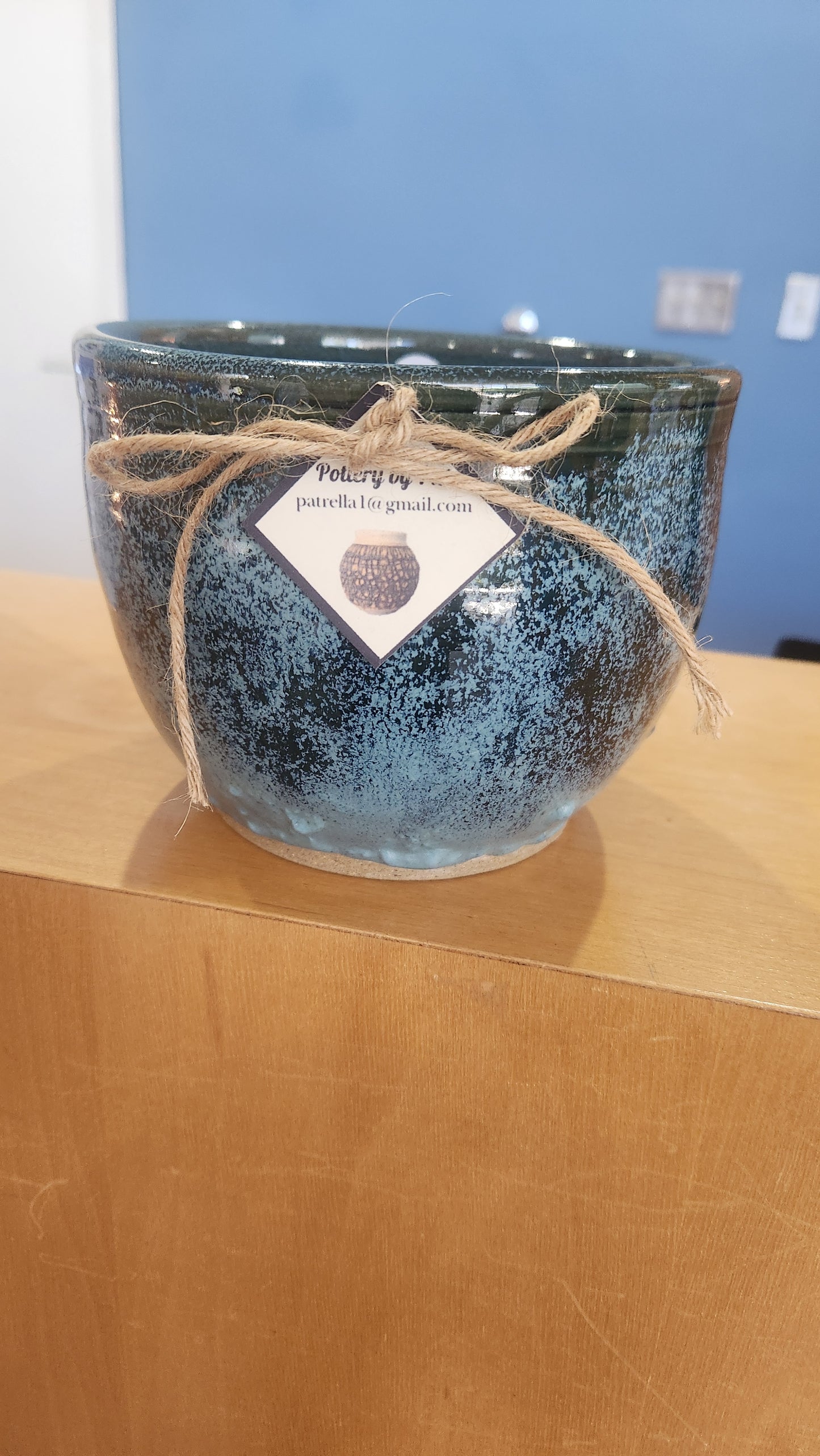 Blue Planter - Pat Rella