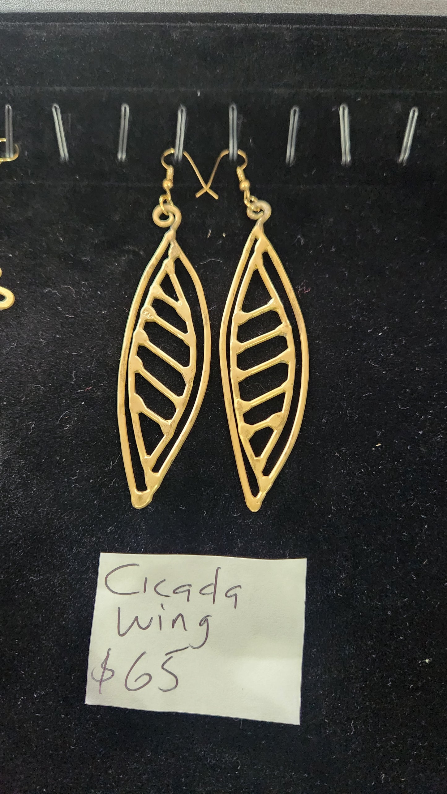 Cicada Wing Earrings - Eric Folsom