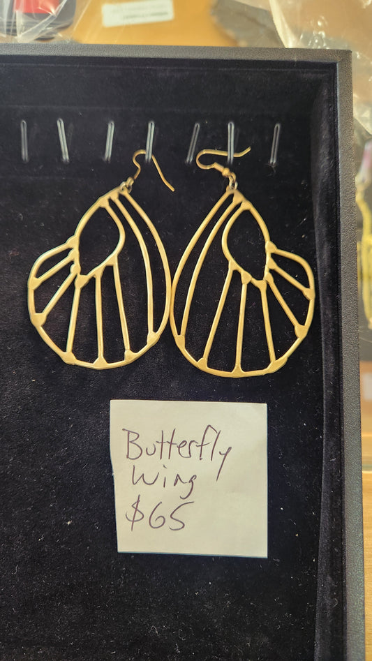 Butterfly Wing Earrings - Eric Folsom