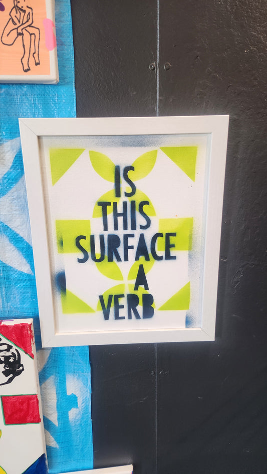 Is This Surface A Verb?