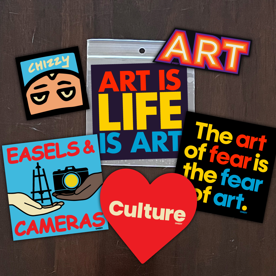 Chizzy Support the Arts Sticker Packs - Chad Mize