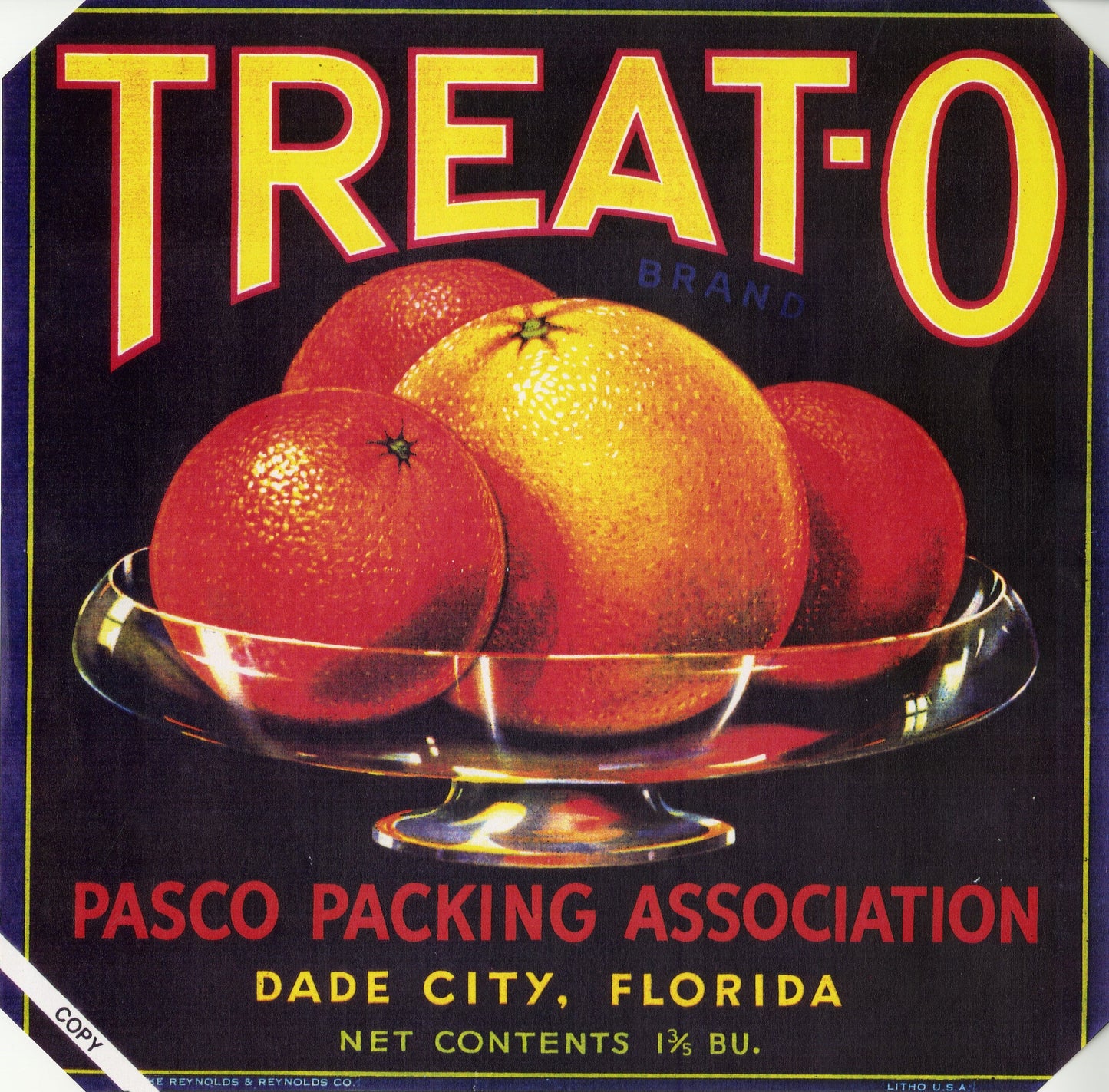 Treat-O Crate Label