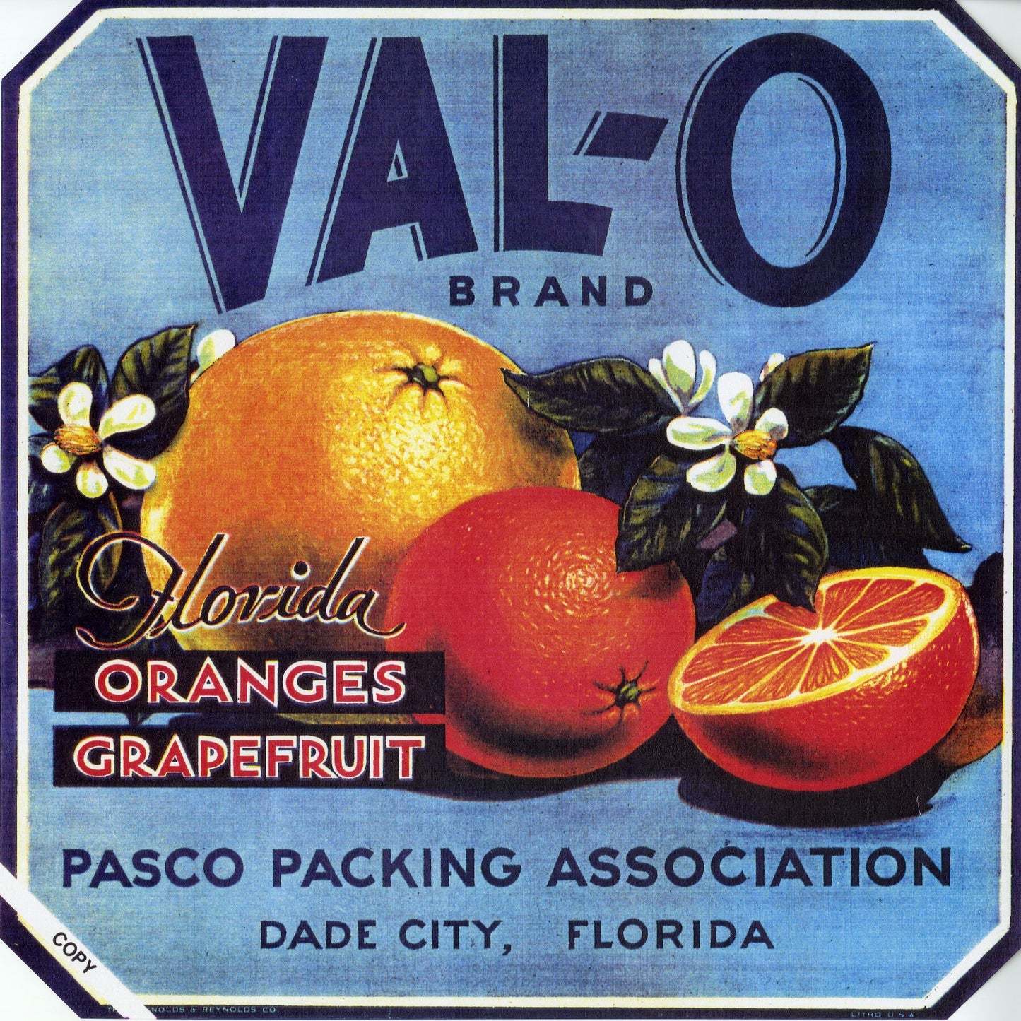 Val-O Crate Label